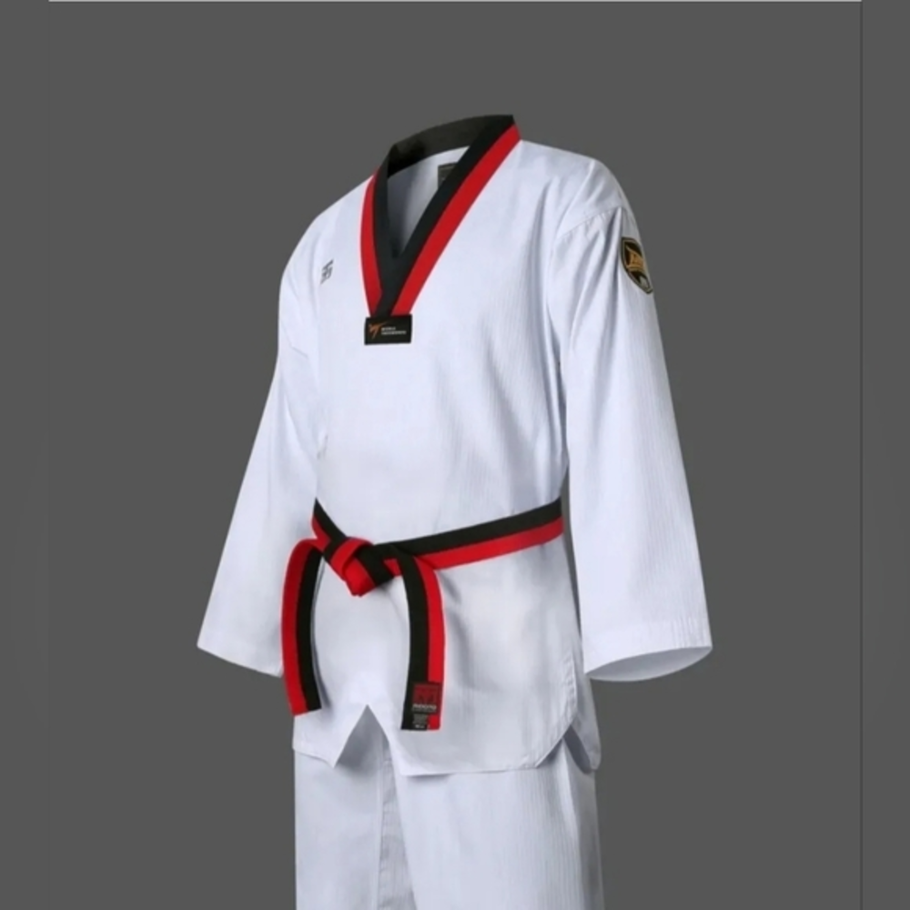 MOOTO MTX Basic Poom‎ Uniform S2 TKD Taekwondo WT Dobok - 130 2xs (Top Only)